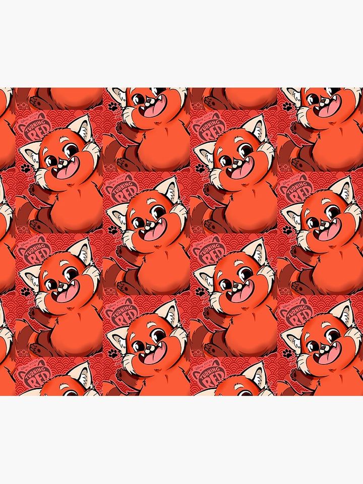 TURNING RED FANART_CAOSDIBUJITOS Throw Blanket