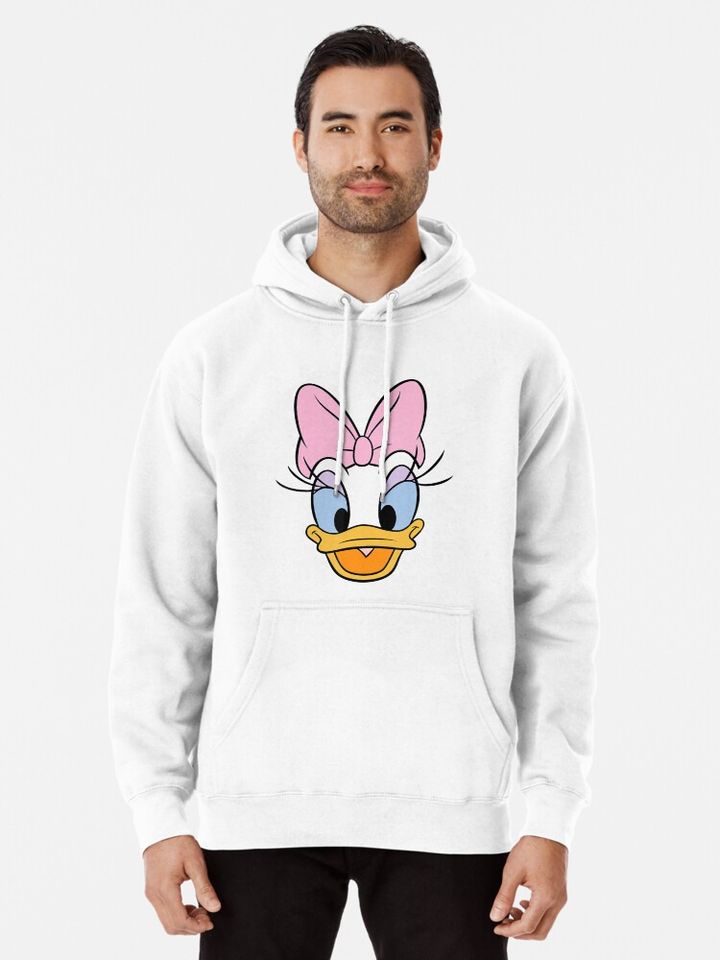 Daisy Duck Big Face Pullover Hoodie