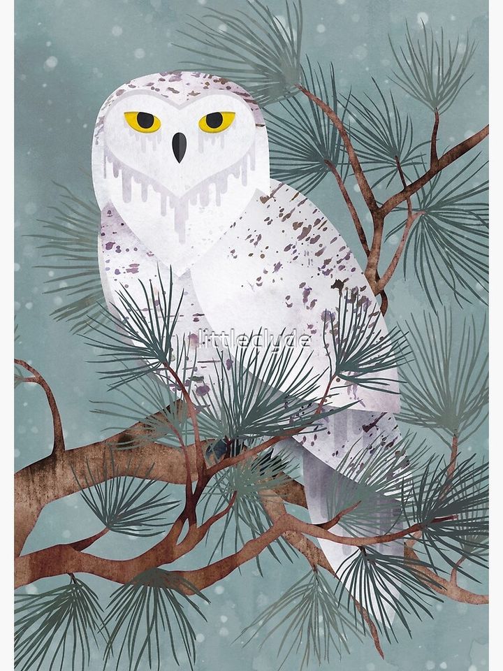 Snowy Art Print