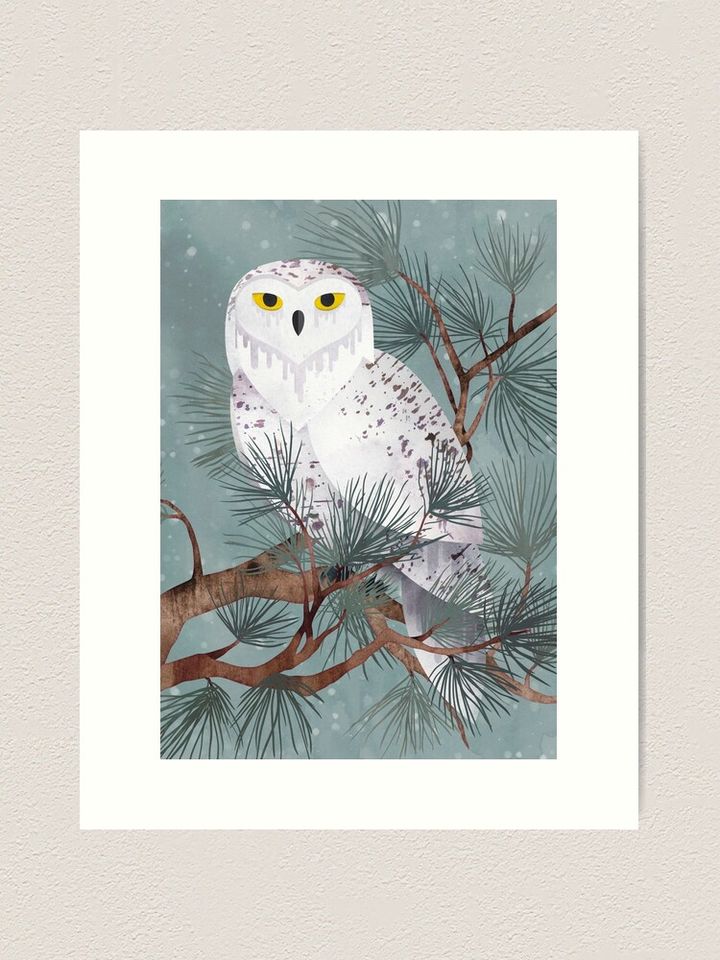 Snowy Art Print