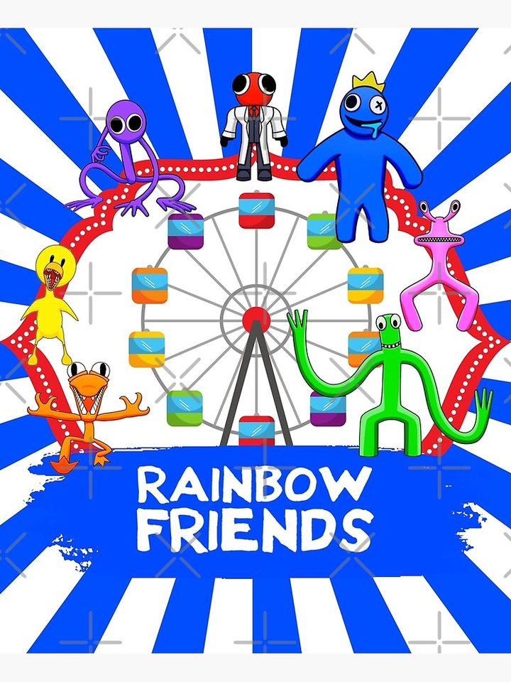 Rainbow Friends Odd World Premium Matte Vertical Poster