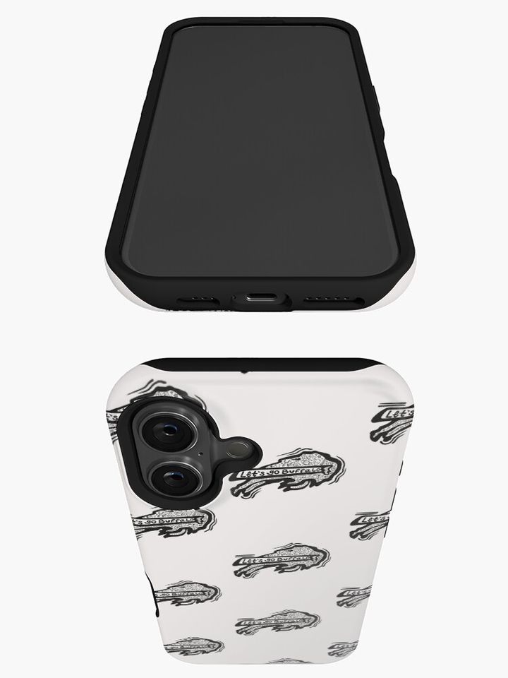 Buffalo Bills Doodle iPhone Case, Gift For Fan