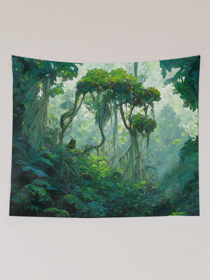 green forest Tapestry