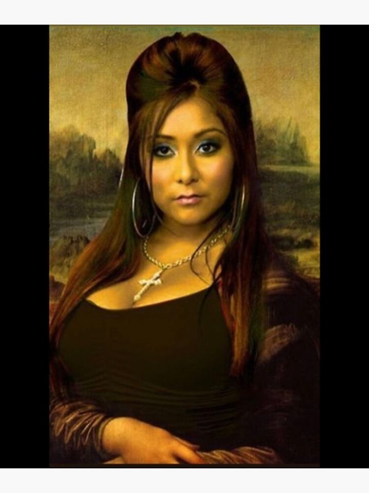 Snooki Mona Lisa Premium Matte Vertical Poster