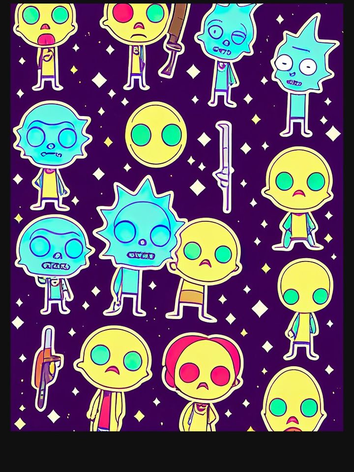 rick and Rickandmorty halloween pumpkins Pullover Sweatshirt