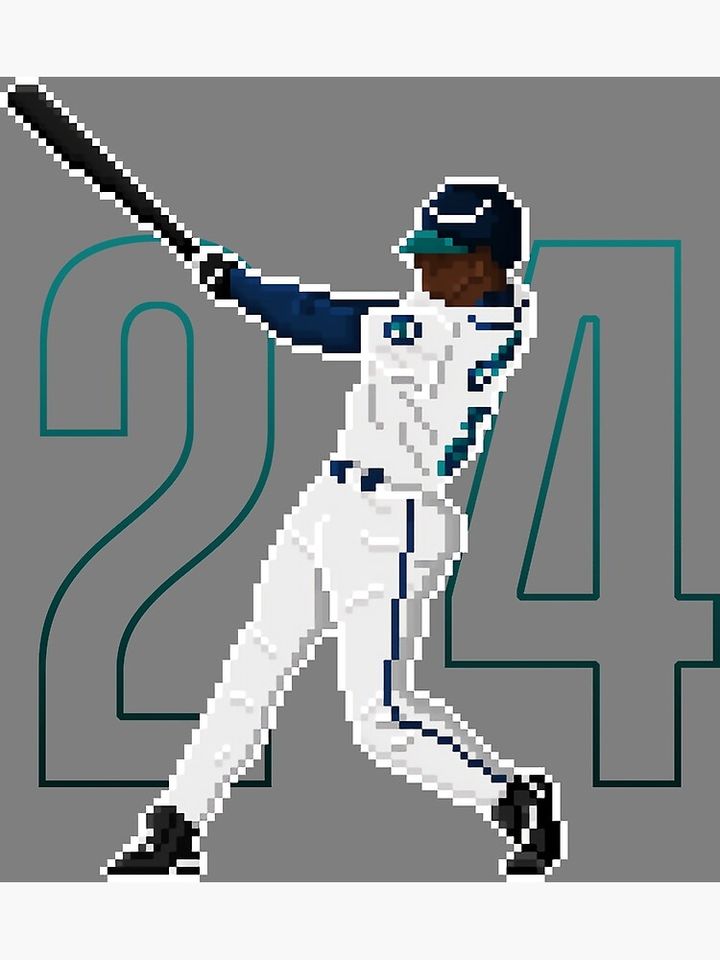 Ken Griffey Jr Canvas, Gift for baseball fan