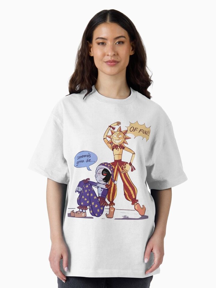  sundrop and moondrop Oversized T-Shirt