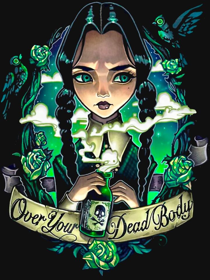 Wednesday Addams Over your dead body Classic T-Shirt