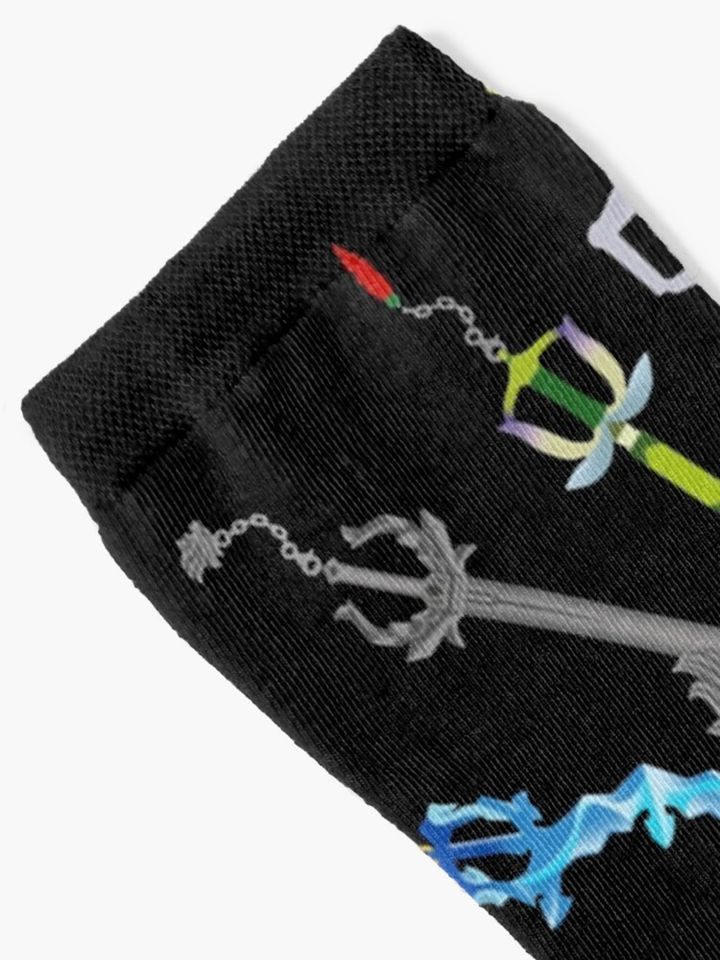 Kingdom hearts keyblades Socks