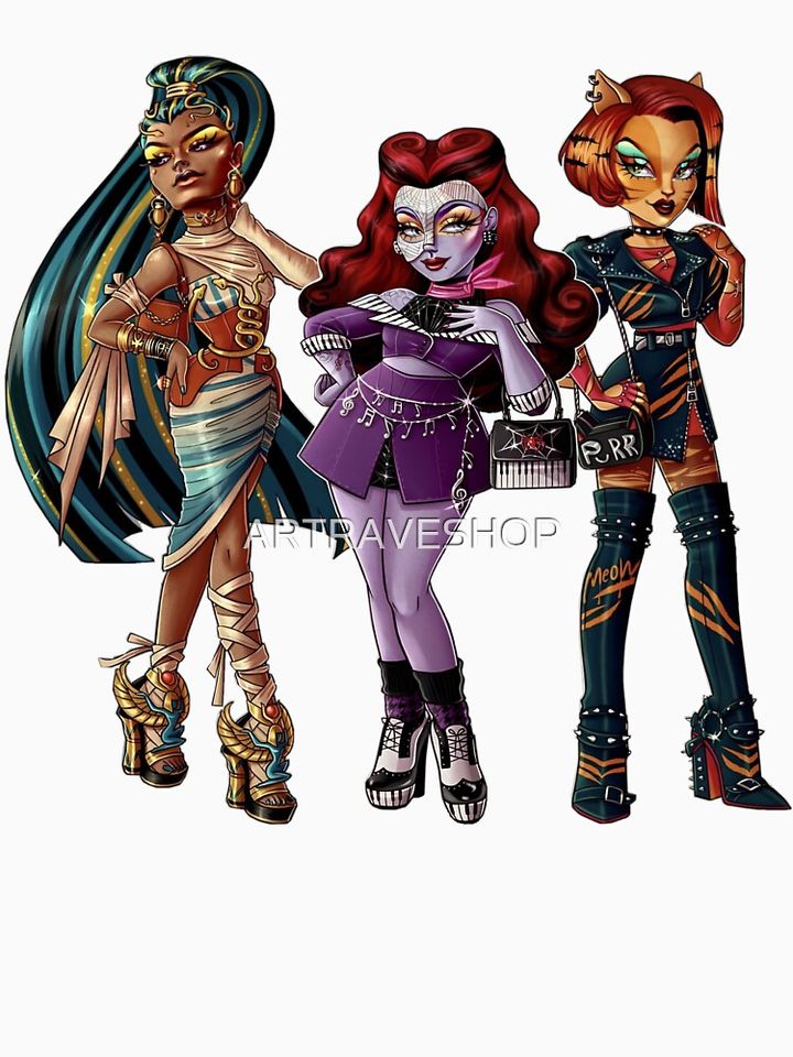Monster Trio Classic T-Shirt – Fun Cartoon Inspired Casual Graphic Tee