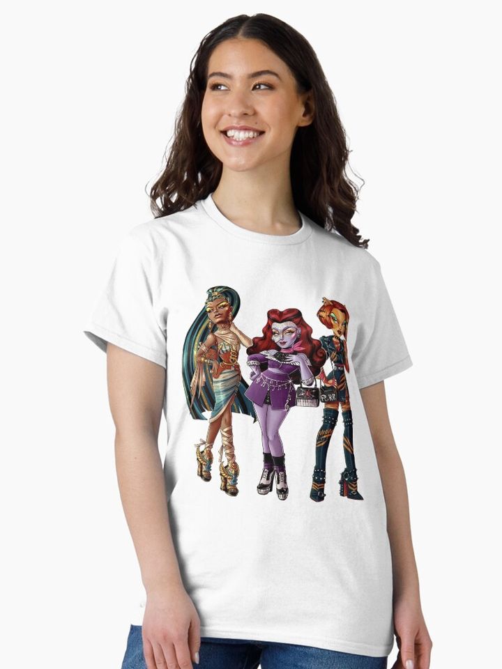Monster Trio Classic T-Shirt – Fun Cartoon Inspired Casual Graphic Tee