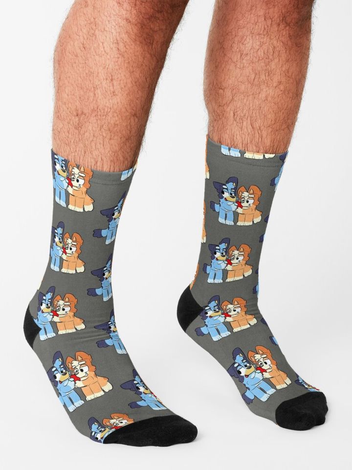 BlueyDad Friendship Socks