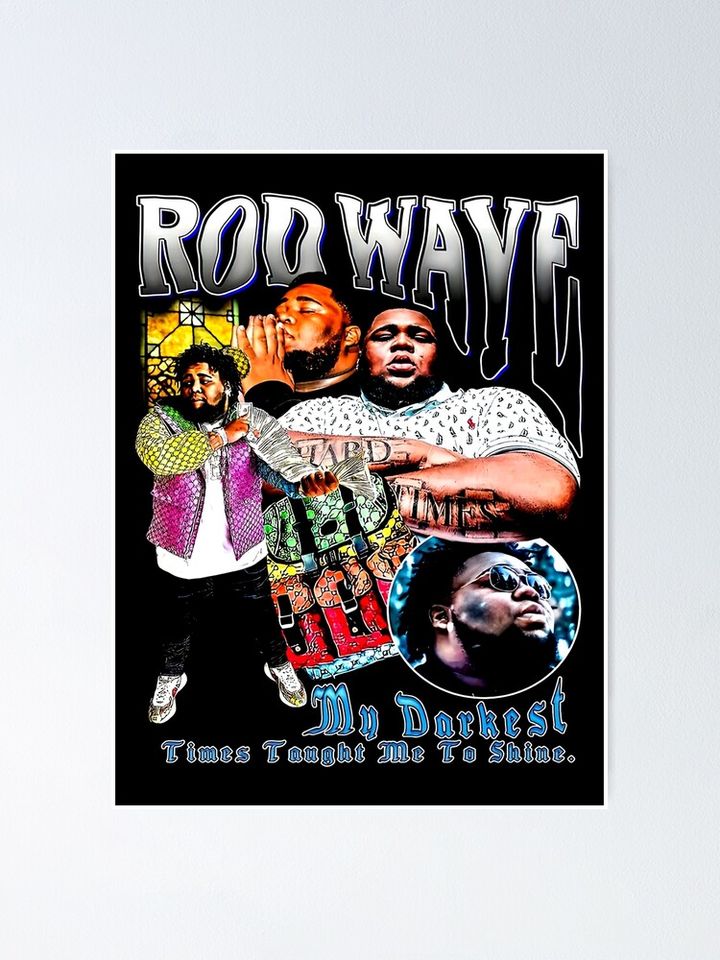 Rod Wave Vintage 90 Poster