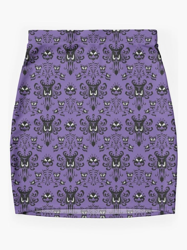 Haunted Mansion  Mini Skirt