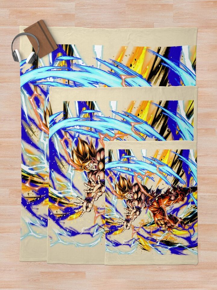 Goku ssj Throw Blanket, Gift for Fan, for All Age