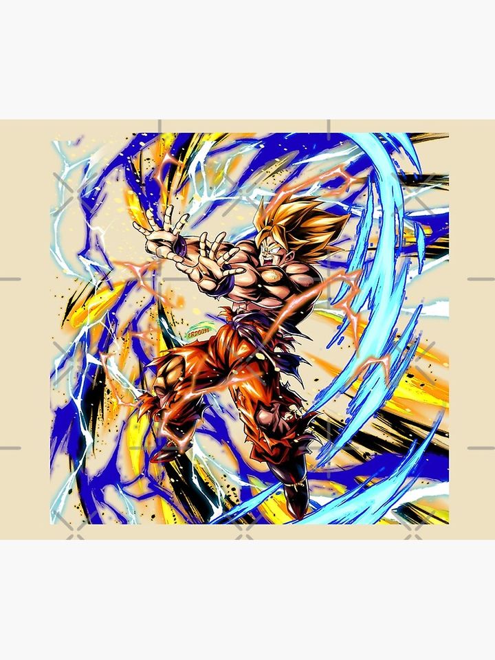 Goku ssj Throw Blanket, Gift for Fan, for All Age