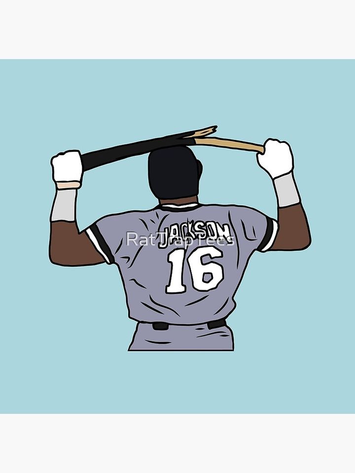 Bo Jackson Breaking A Bat Pillow