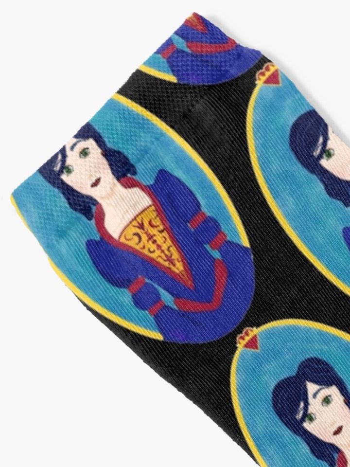 medieval snow white Socks