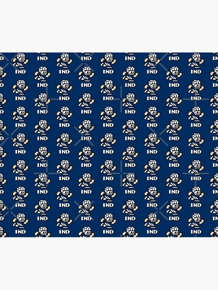 Indianapolis Colts (Tecmo Super Bowl Football Player) Throw Blanket