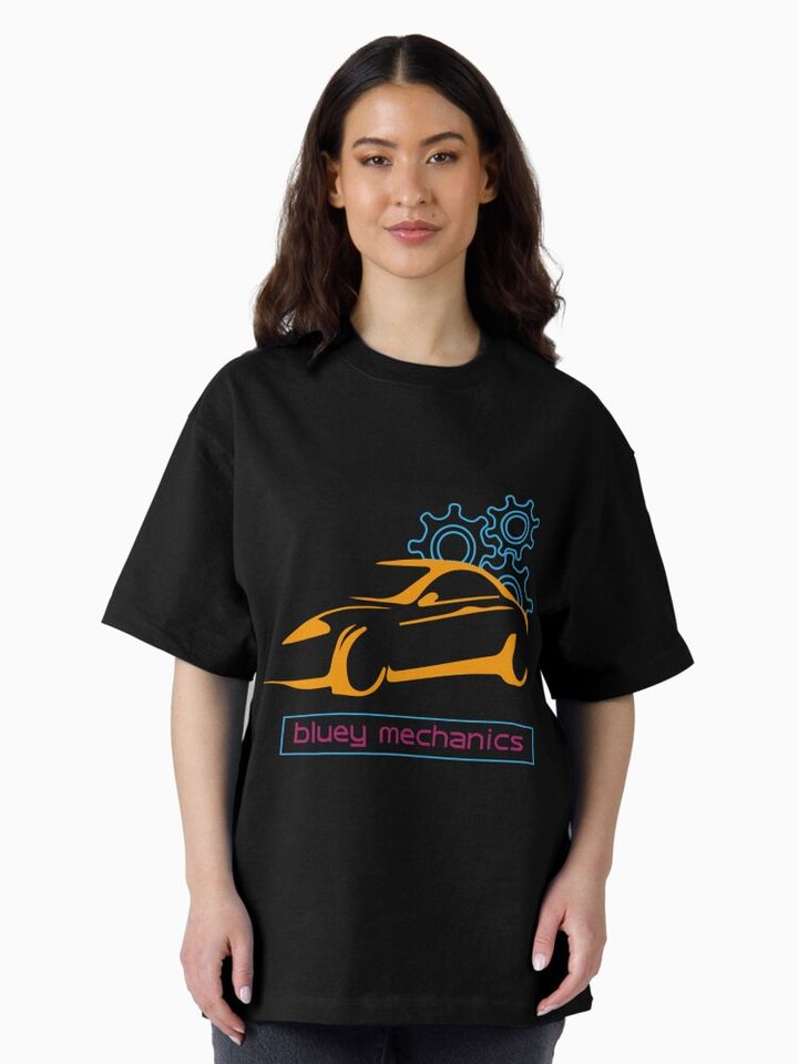 BlueyDad mechanics                      Oversized T-Shirt