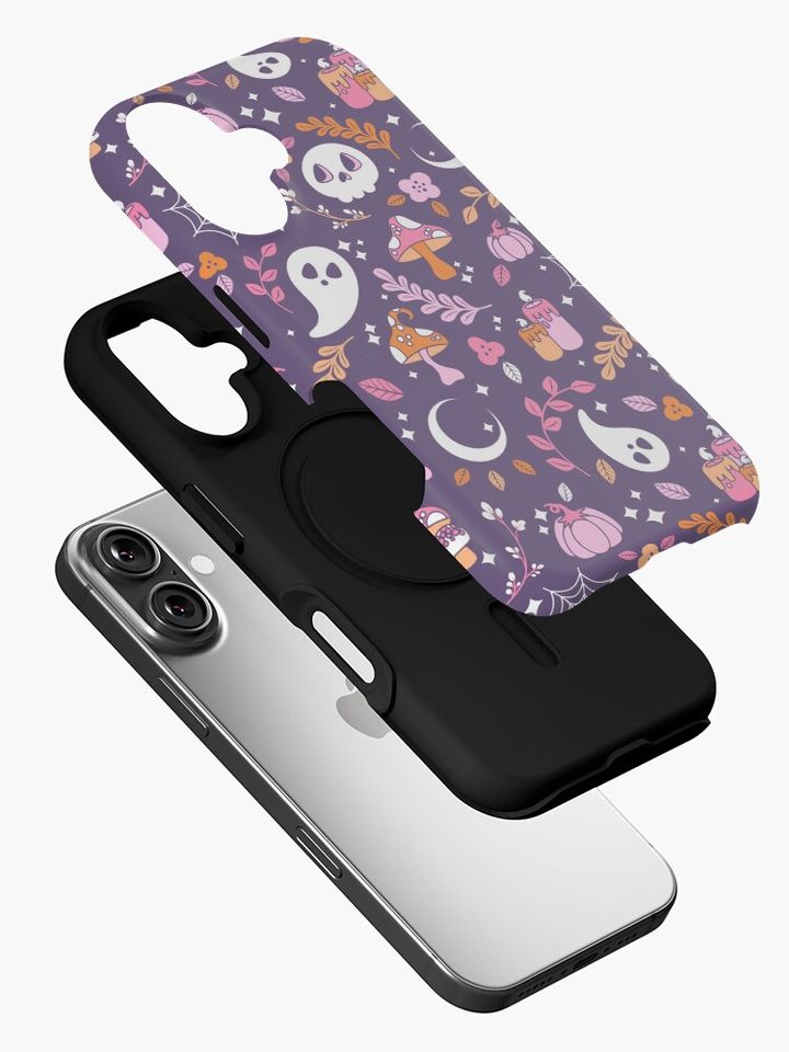 Happy Haunts Pattern iPhone Case