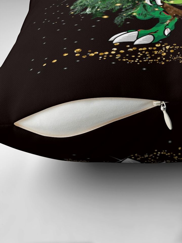 Merry Dinomas Pillow