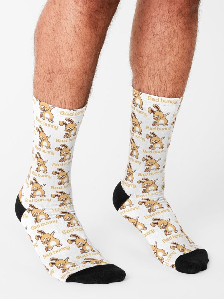 Bad bunny dodgers  shirt     Socks