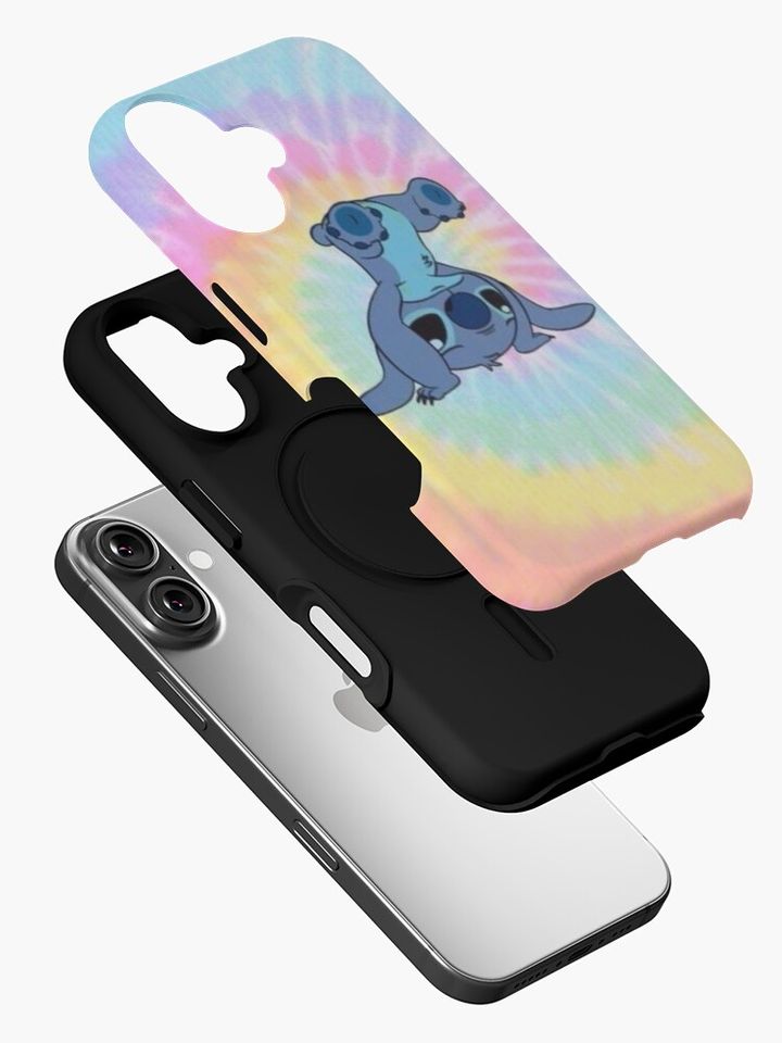 Tie-dye Stitch iPhone Case