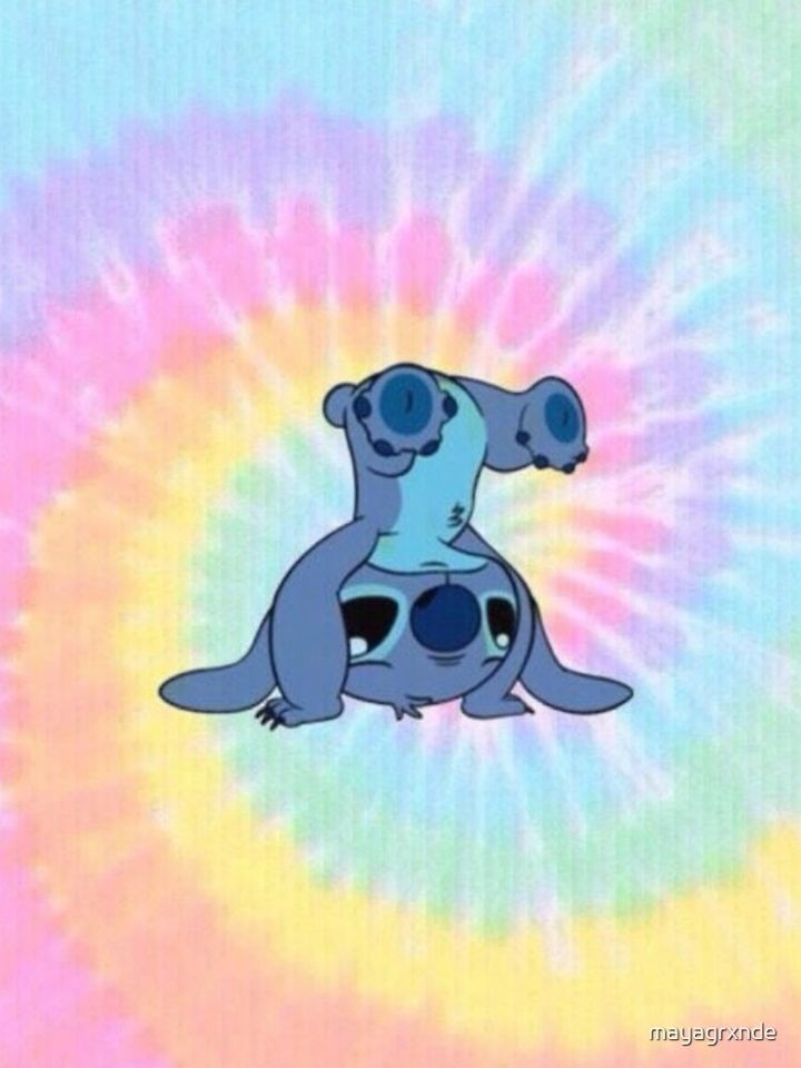 Tie-dye Stitch iPhone Case