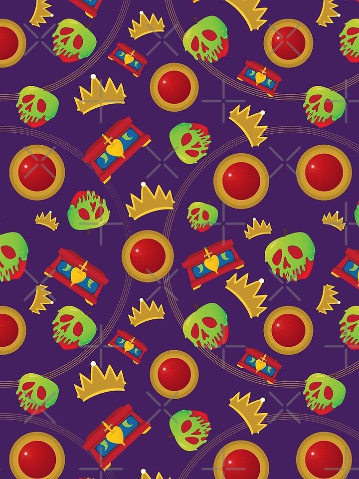 Evil Queen Icons Mini Skirt