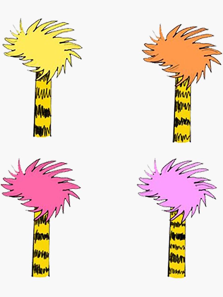 truffula tree Sticker
