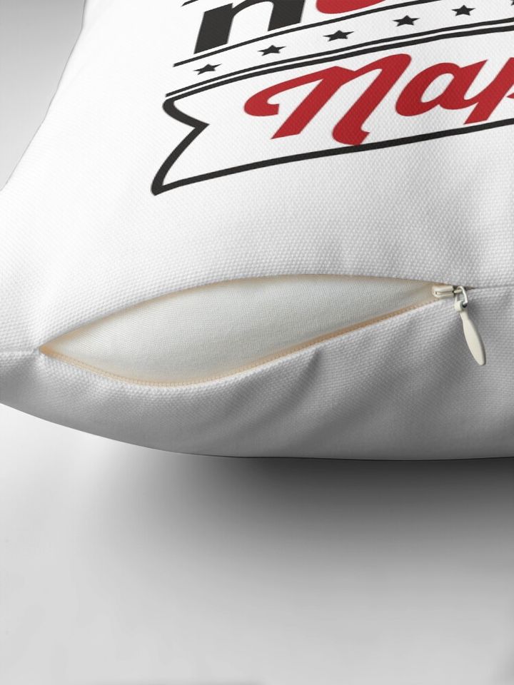 NETFLIX, NUTELLA & NAPS. Pillow