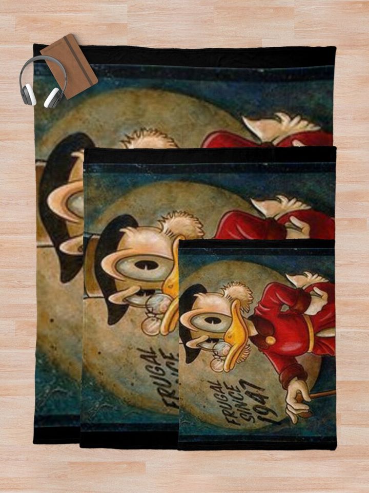 Scrooge McDuck Throw Blanket