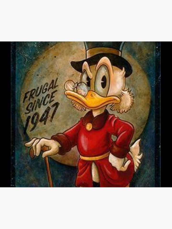 Scrooge McDuck Throw Blanket