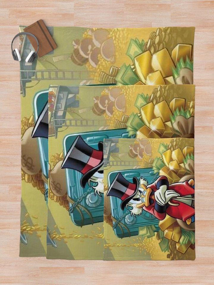 Scrooge McDuck Throw Blanket