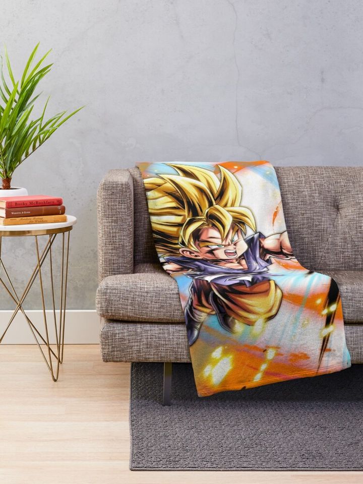 Kid Goku GT Throw Blanket, Gift for Fan, for All Age