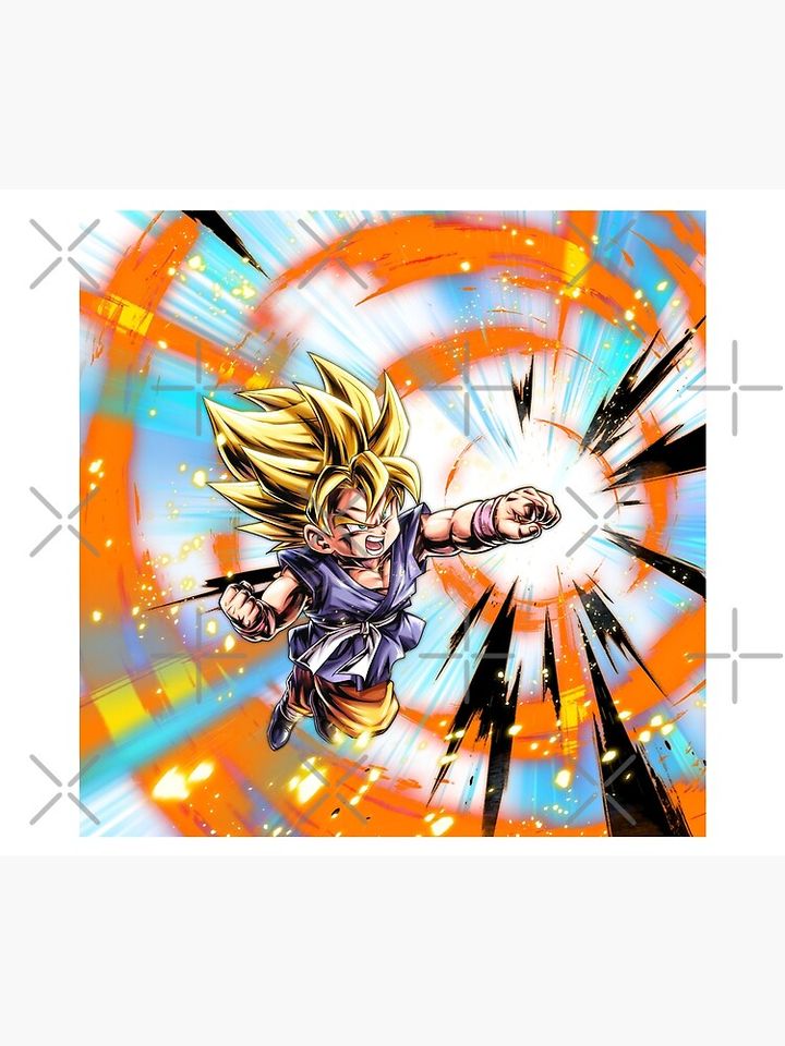 Kid Goku GT Throw Blanket, Gift for Fan, for All Age