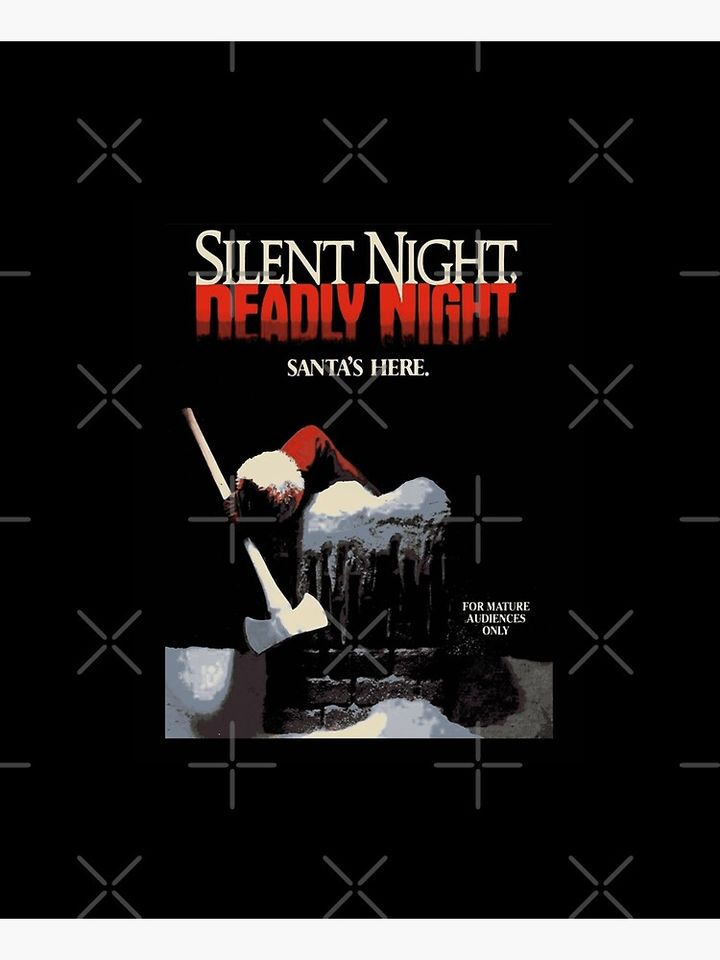 Silent Night, Deadly Night for black garments Apron