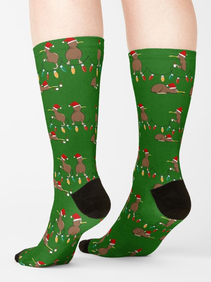 Kiwi Christmas Socks