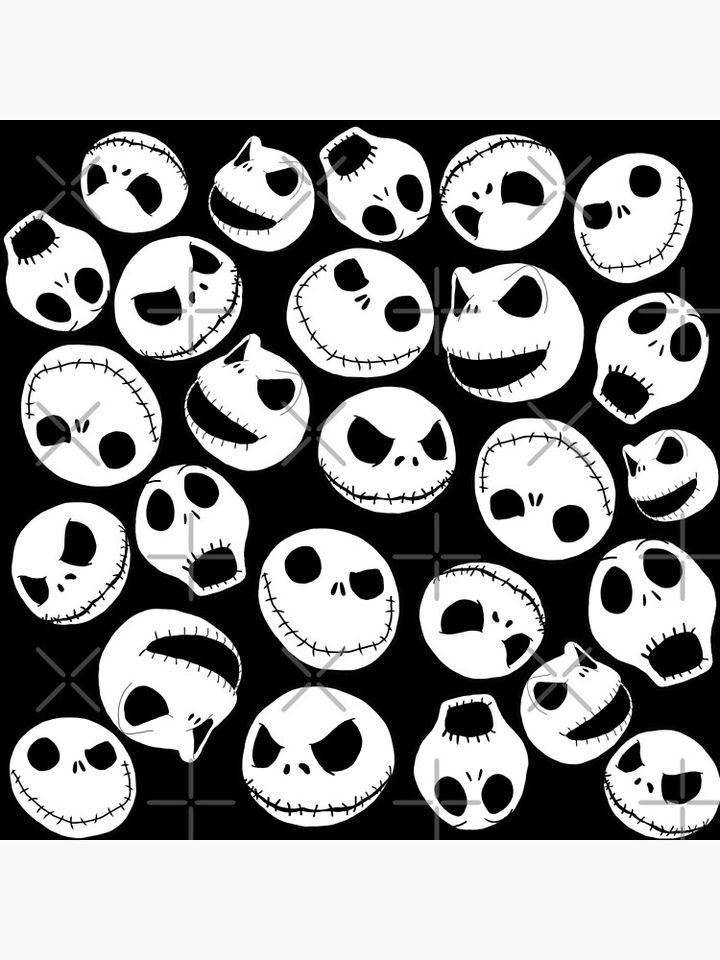 Jack Skellington Pattern Pillow