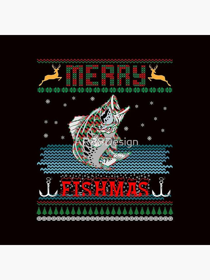 Merry Fishmas Pillow