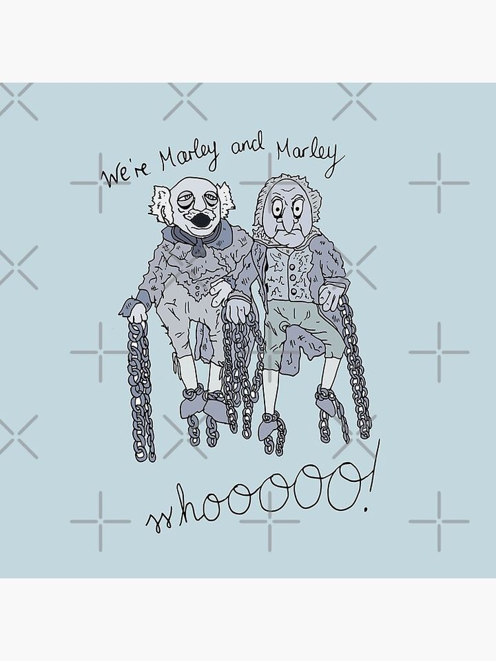 Marley and Marley - Muppet Christmas Carol Pillow