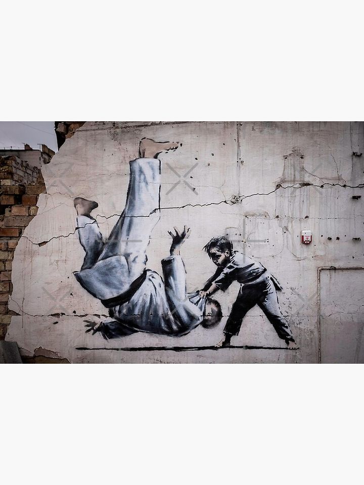Banksy - Judo Boy Premium Matte Vertical Poster