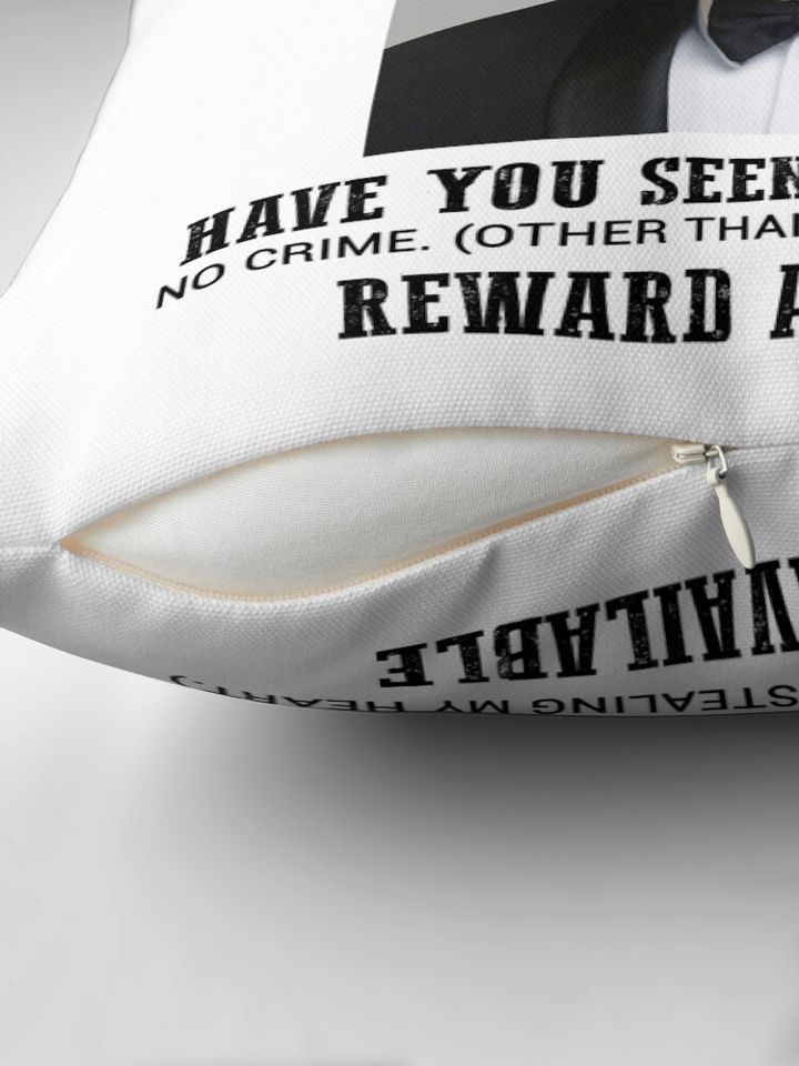 wanted: tom hiddleston Pillow
