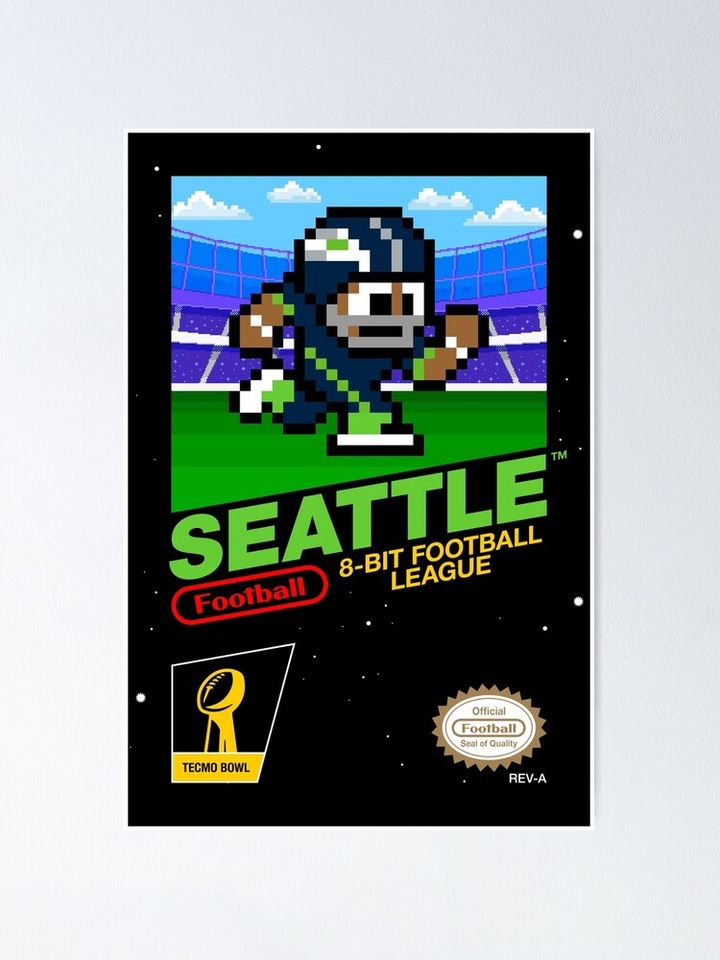 Seattle Seahawks Vertical Poster