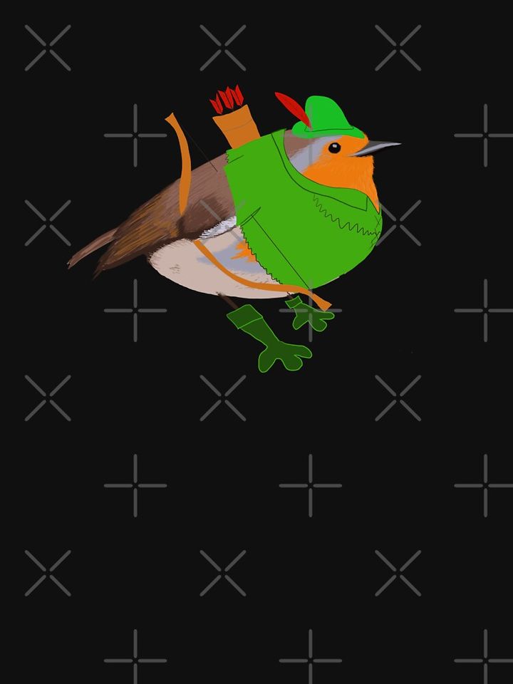 Robin Hood Novelty Bird Pullover Hoodie