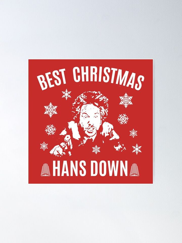 Die Hard Best Christmas Hans Down Poster