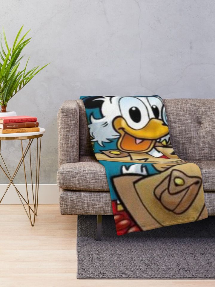 Scrooge McDuck Throw Blanket