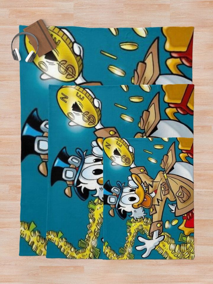 Scrooge McDuck Throw Blanket