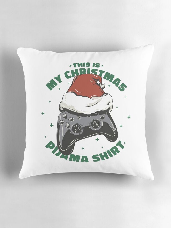 Christmas holiday joystick design Pillow